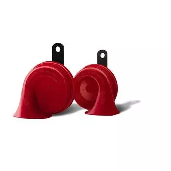 3FH 007 424-801 Двухтональный комплект клаксонов высокого/низкого тона 12 В с кронштейном для легкового автомобиля