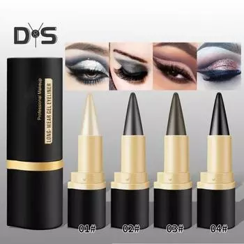 3G Карандаш для подводки глаз, водостойкий, долговечный, не размазывается, натуральный, черный, коричневый, серый, серебристый цвет, портативный карандаш для подводки глаз, женские инструменты для макияжа глаз серебряный