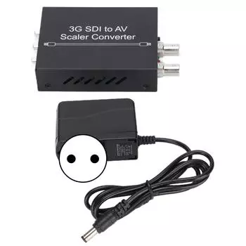 3G SDI to o and Video Scaler Converter 3GHd SD_SDI to RL RCA Adapter Converter for Computer EU Plug