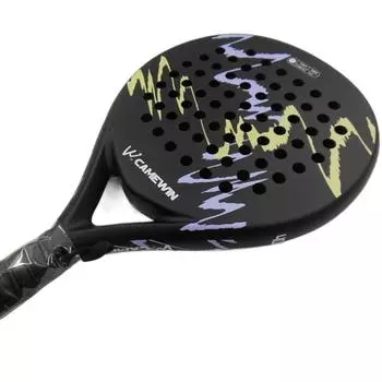 3K ракетка для пляжного тенниса Мягкая EVA Face Padel Ракетки для тенниса из углеродного волокна Пляжная теннисная ракетка розовый