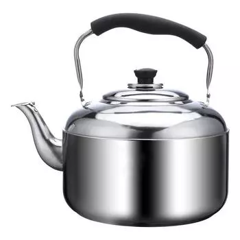 3L/4L/5L/6L/8L Ручной чайник для заваривания чая со свистками для газовых плит Чайник из нержавеющей стали со свистками 3L