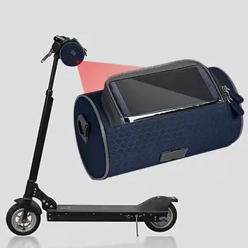 3L Практичная противоударная пряжка с фиксацией велосипедной рамы Износостойкая велосипедная сумка для езды на велосипеде чёрный