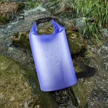 3L Водонепроницаемый сухой мешок Roll Top Легкий сухой рюкзак для хранения водных видов спорта сумка для каякинга гребли походов кемпинга плавания чёрный