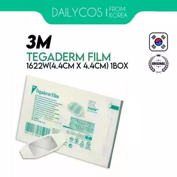 3M 1622W Tegaderm Прозрачная пленочная повязка 1 3/4 x 1 3/4 - 100 шт.