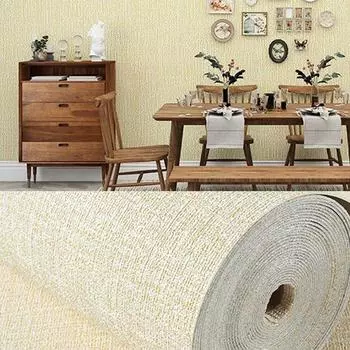 3м 3D XPE однотонные льняные обои самоклеящиеся водонепроницаемые и влагостойкие спальня гостиная фон украшение дома