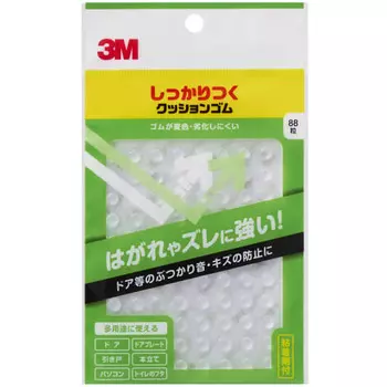 3M (3M) 3M Firm Cushion Rubber 7.9x2.2mm Round CS-101 Transparent 88 grains