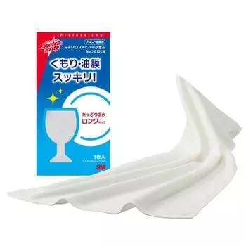 3M (3M) 3M Scotch Brite Стекло Посуда Микрофибра Салфетка 36x72см Белый No.2012LW