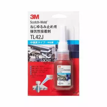 3M (3M) Анаэробный клей 3M Scotch-Weld для откручивания винтов TL42J 10 мл Средняя прочность/средняя вязкость