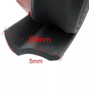 3M/5M/6M метров передний бампер автомобиля сплиттер юбка защита TPVC наклейка устойчивая к царапинам модернизация L-образная уплотнительная полоса