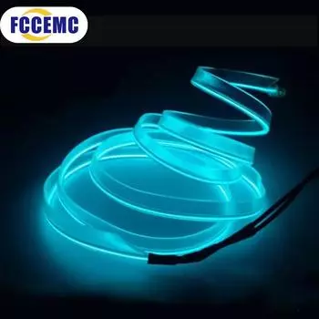 3M Автомобильный салон светодиодный декоративный светильник EL проводка неоновая лента для авто DIY гибкий окружающий свет USB вечеринка атмосфера диод