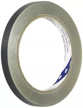 3M Black conductive aluminum foil tape with insulation function 10mm width x 20m No.AL-37BLK чёрный