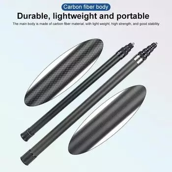 3M Carbon Fiber Scalable Monopod Extended Edition Невидимая селфи-палка для Insta360 X3 X2 для Go Pro 9 10 11 12 Stick Tripod