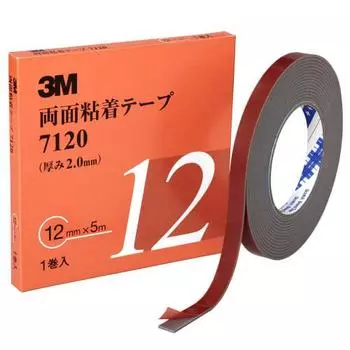 3M Double Sided Adhesive Tape 7120 12mm width x 5m 7120 12 AAD
