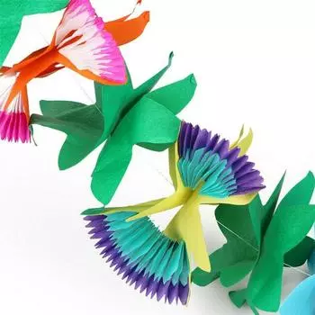 3M Гавайская тропическая бумажная гирлянда-баннер для летней пляжной вечеринки в стиле Луау