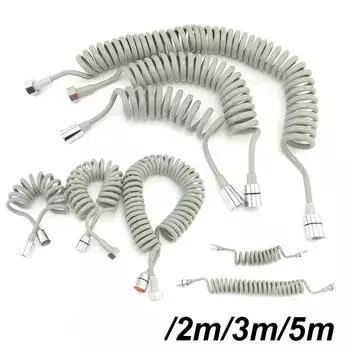 3M Гибкая пружинная душевая головка шланг трубка пластиковая вода туалет биде распылитель телефонная линия мягкие шланги аксессуары для ванной комнаты