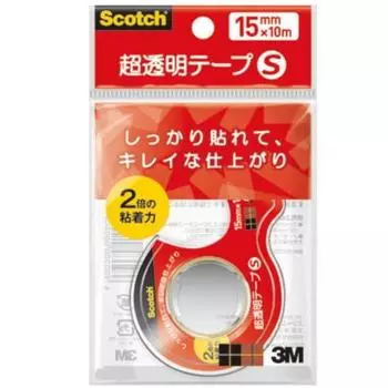 3M Japan Ultra-transparent Tape S Dispenser Small Volume 15mm x 10m