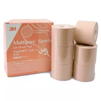 3M Kinesiology Taping Multipore Sports Light 50mm 6 volumes 272350 бежевый