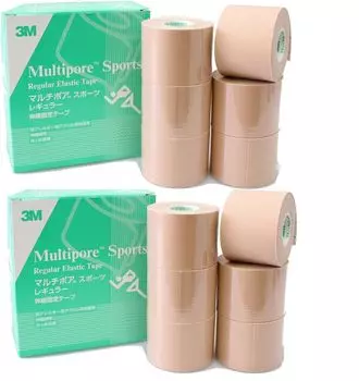 3M Kinesiology Taping Multipore Sports Regular 50 мм x 5 м 12 [Оптовая закупка] [2 коробки, рулона]