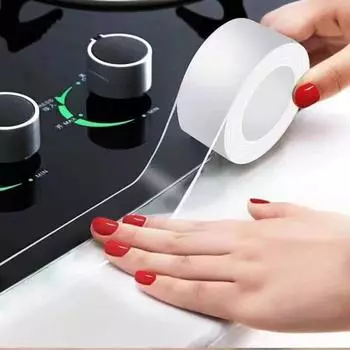 3M Кухня Ванная Душ Водонепроницаемая Плесень Защитная Лента Раковина Ванна Уплотнительная Лента Самоклеящаяся Водонепроницаемая Клейкая Нано Лента 30mm x 3m