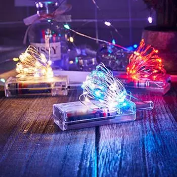 3M LED Copper Wire String Lights Battery Powered Colorful Fairy Lights For Christmas Wedding Party Holiday Decoration Lighting 3m 30led теплый белый
