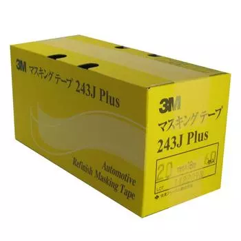 3M Masking Tape 243J Plus 20mm x 18M in 60 volumes volumes x 10 [Sold Box] (6 packs) (243J 20) жёлтый
