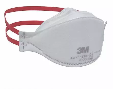 3M N95 Противоаэрозольная маска 1 коробка Aura(TM) (складываемый) (20 штук) /0-7000-21
