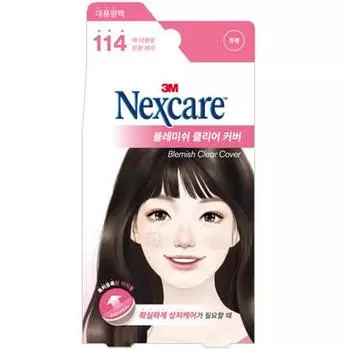 3M Nexcare Blemish Clear Cover Easy Peel, 114 штук, 1 штука Популярная корейская косметика