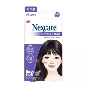 3M Nexcare Easy Pick Средство от пятен перед выдавливанием, 116 листов, 1 шт. Популярная корейская косметика