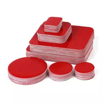 3M прозрачная акриловая двухсторонняя клейкая лента прочная клейкая заплатка водонепроницаемая без следов высокая термостойкость для автомобиля 10PCS&1mm