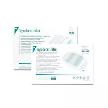 [3M] Прозрачная пленочная повязка Tegaderm 4 типа / Водонепроницаемая повязка / Раневая повязка 1622W 50pcs (no box)