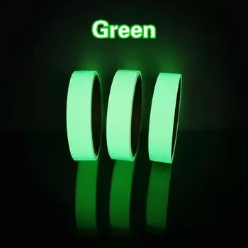 3M самоклеящаяся зеленая светящаяся лента, светящиеся в темноте наклейки, декоративная флуоресцентная лента, предупреждающие наклейки, рыболовный инструмент