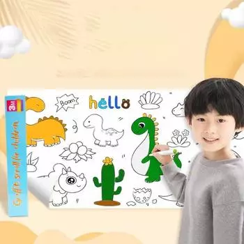 3M самоклеящиеся детские граффити-свитки, удлиненный цветной рулон, инструмент для рисования, бумажные развивающие игрушки, настенный протектор 30cm*300cm