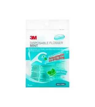 3M Single Line Disposable Dental Floss Mints 38 Pieces