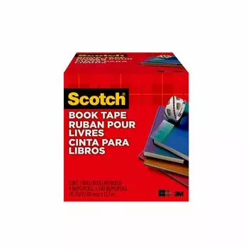 3M скотч прозрачный книжный, толстый x 845 101 101,6 мм 13,7 м