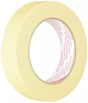 3M скотч термостойкий креповый малярный скотч 25X50 214-3MNE кремовый