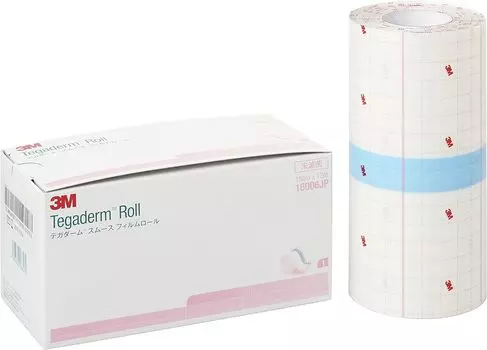 3M Tegaderm Smooth Film Roll Водонепроницаемая пленочная повязка 15 см ширина x 12 м 1 рулон 16006JP Сделано в Японии