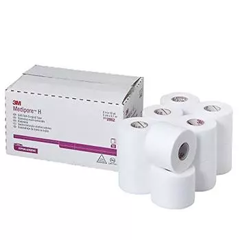 3M(TM) Медипор(TM) Тип P Пластырь нетканый эластичный 2862 Ширина ленты x Общая длина 50 мм x 9,1 м Хирургическая лента Марлевая фиксированная