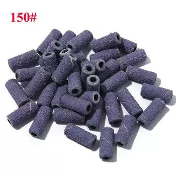 3mm Mini Purple-Black Sanding Bands Professional Manicure Pedicure Accessory for Electric Nail Drill Grinding 50Pcs/Pack
