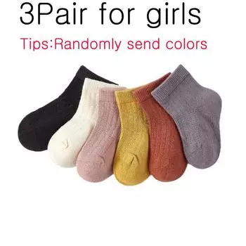 3Pair/lot New Baby Spring/Summer Mesh Baby Socks 6-12months