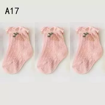 3Pair/lot New Summer Baby Socks XS0-6months