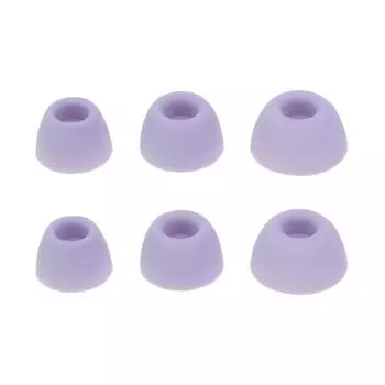 3Пары Наушники Крышка Вкладыши Наконечники Мягкие Силиконовые Наушники Аксессуары для SM R510 Galaxy buds2 pro Спортивные наушники Вкладыши фиолетовый
