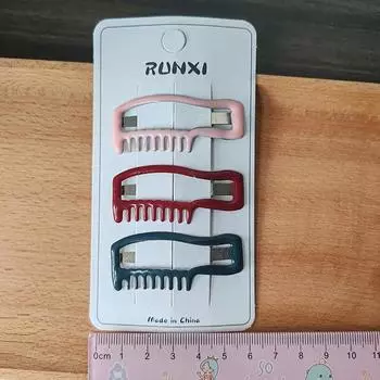 3pc Cute Fish Heart BB Hair Side Clips Hairpin Crab for Girls Women Child Holiday Party Gift Hair Accessories Headwear Ornament