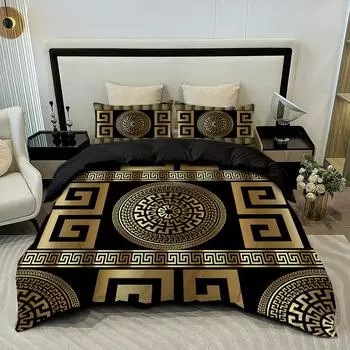 3PC Европейский Стиль Диск Пододеяльник Удобный Постельный Комплект 1 Пододеяльник 2 Наволочки Цифровая Печать Four Seasons Home Decor EUsingle135x200