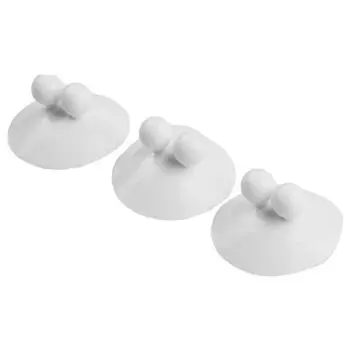 3pc Silicone Toothbrush Holder Toothbrush Base Multi-Function Hook Waterproof Self AdhesiveToothbrush Organizer Stand Rack