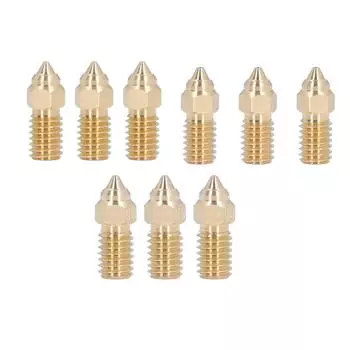 3PCS 3D Printer Extruder Nozzle M6 Brass High Speed Print Extruder Nozzle для Ender 3 V3 SE 1.75/0.6mm
