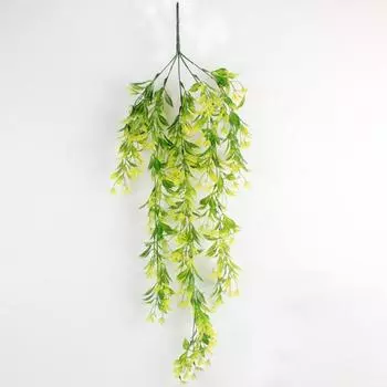 3Pcs Artificial Ivy Leaf Vine Green Fake Plant Wall Hanging Home Garden Bathroom Wedding Decor DIY Christmas Decorations Accessories белый