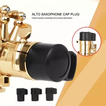 3 шт. B плоские вилки для альт-саксофона, АБС-пластик, заглушки для саксофона, защита для ключей с изогнутой шеей, детали музыкальных инструментов