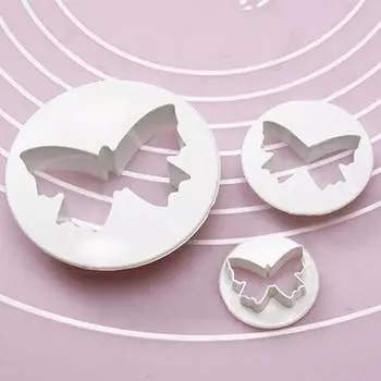 3 шт. Форма для торта в форме бабочки многоразовая пластиковая домашняя форма для выпечки для кухни