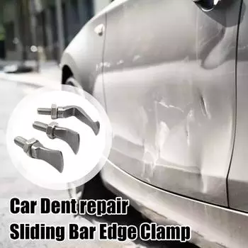 3pcs Car Dent Repair Sliding Bar Edge Clamp Sheet Metal Dent Repair Pliers Head Replacement Accessories