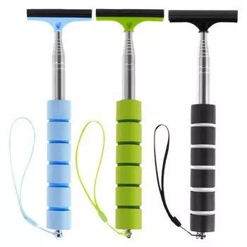 3Pcs Car Side Mirror Squeegee Retractable Car Rearview Mirror Wiper Mini Portable Telescopic Auto Mirror Squeegee Cleaner